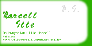 marcell ille business card